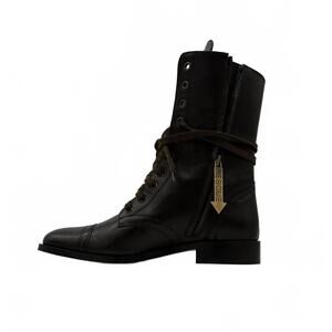 NEW DUCHESS AIR women's lace up high boots in brown